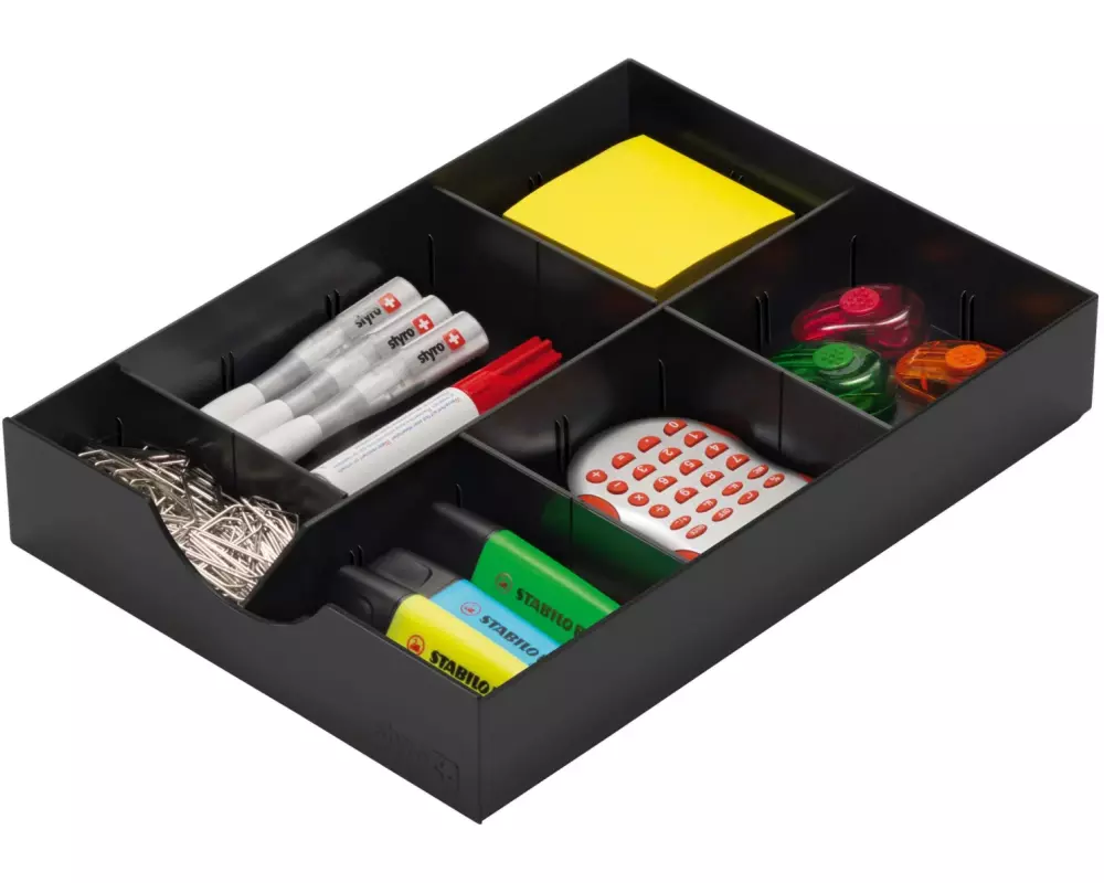 Styro Schubladenelement styrodoc Schwarz