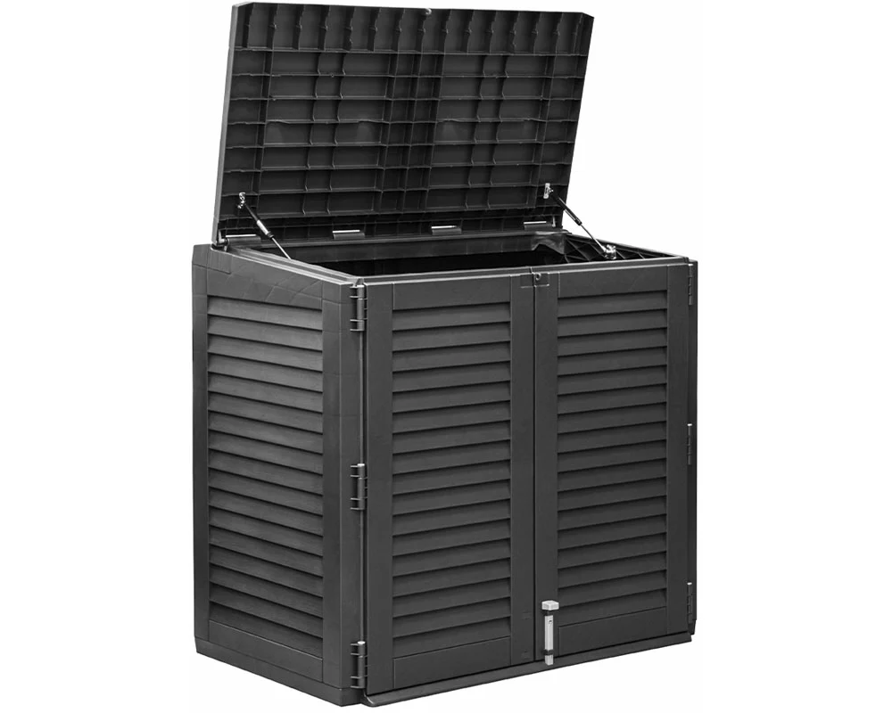 WeberGarden Maxibox mit 2 Türen 117x74xH110cm anthrazit