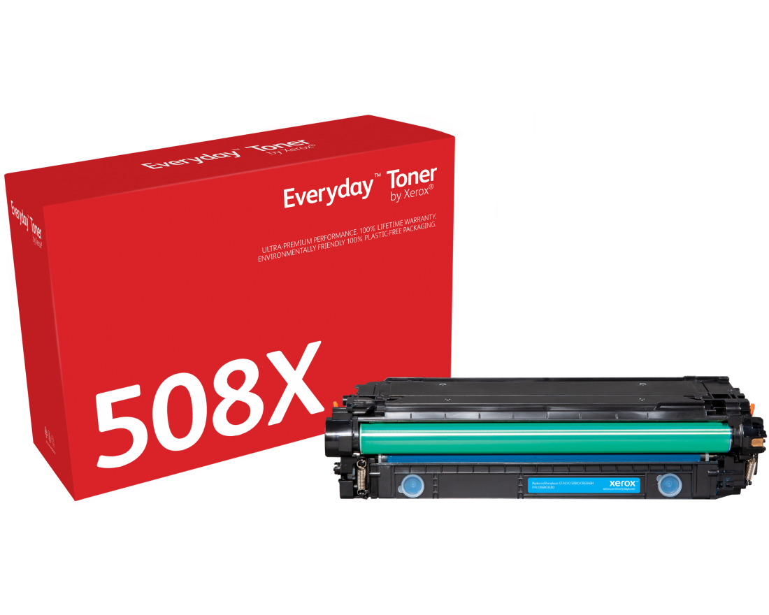 Everyday™ Cyan Tonermodul von Xerox kompatibel mit HP 508X (CF361X), Hohe Kapazität