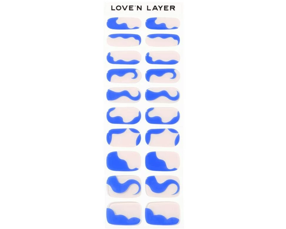 LoveNLayer Abstraction Abstrakt, Blau, Nude