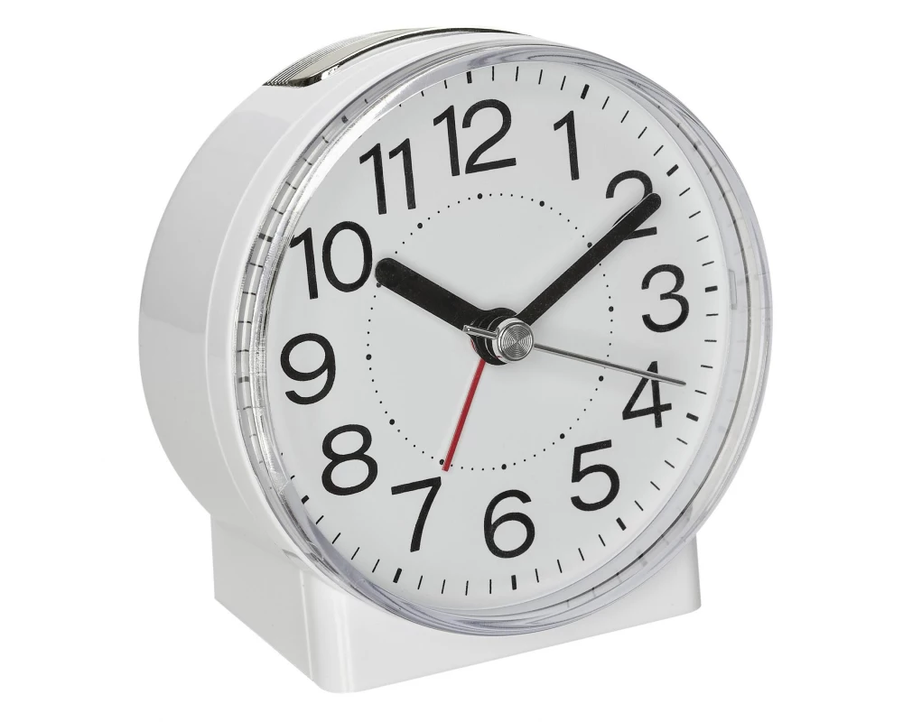 TFA Dostmann Klassischer Wecker Weiss