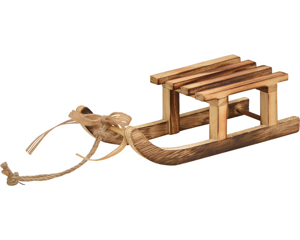 ROOST Weihnachtshänger 20x6x8cm 10028355 Schlitten aus Holz