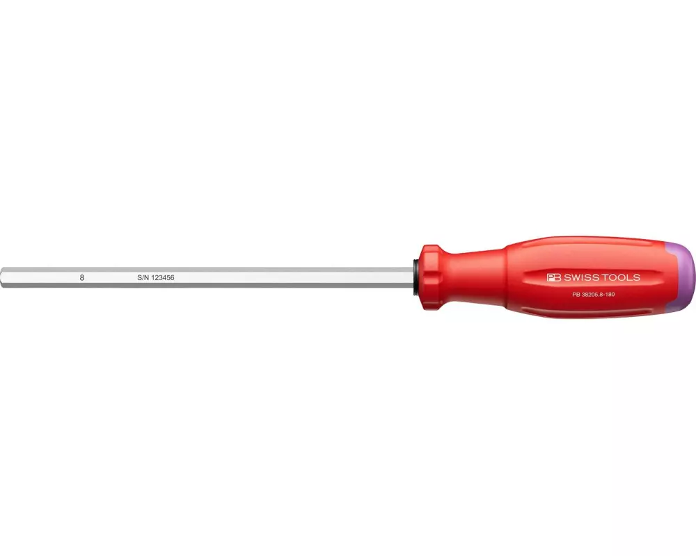 PB Swiss Tools Innensechskant-Schraubenzieher SwissGrip Evo PB 38205.8-180
