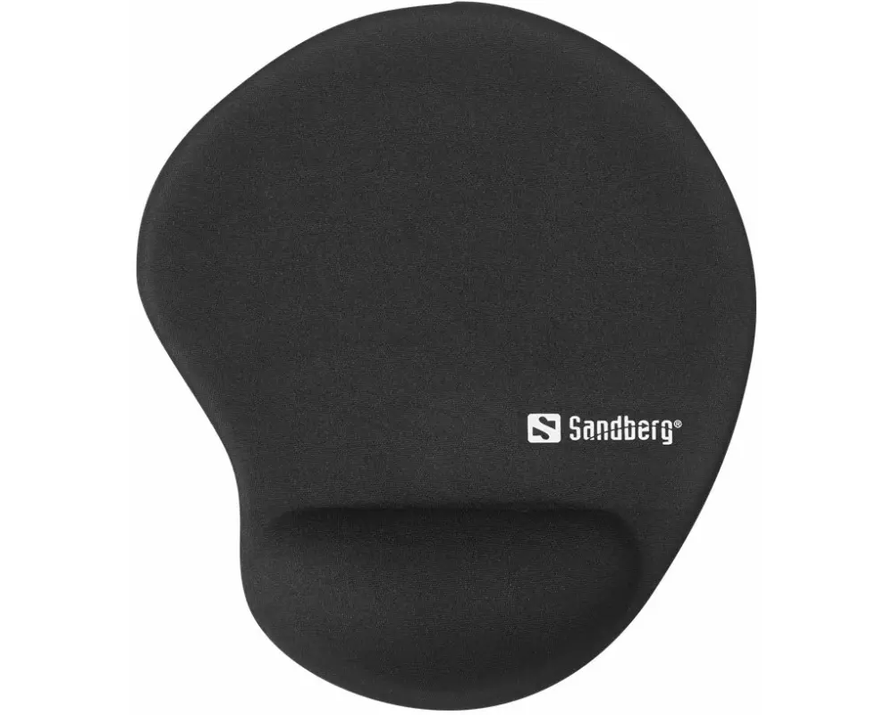 SANDBERG Gel Mousepad, Wrist Rest, BULK