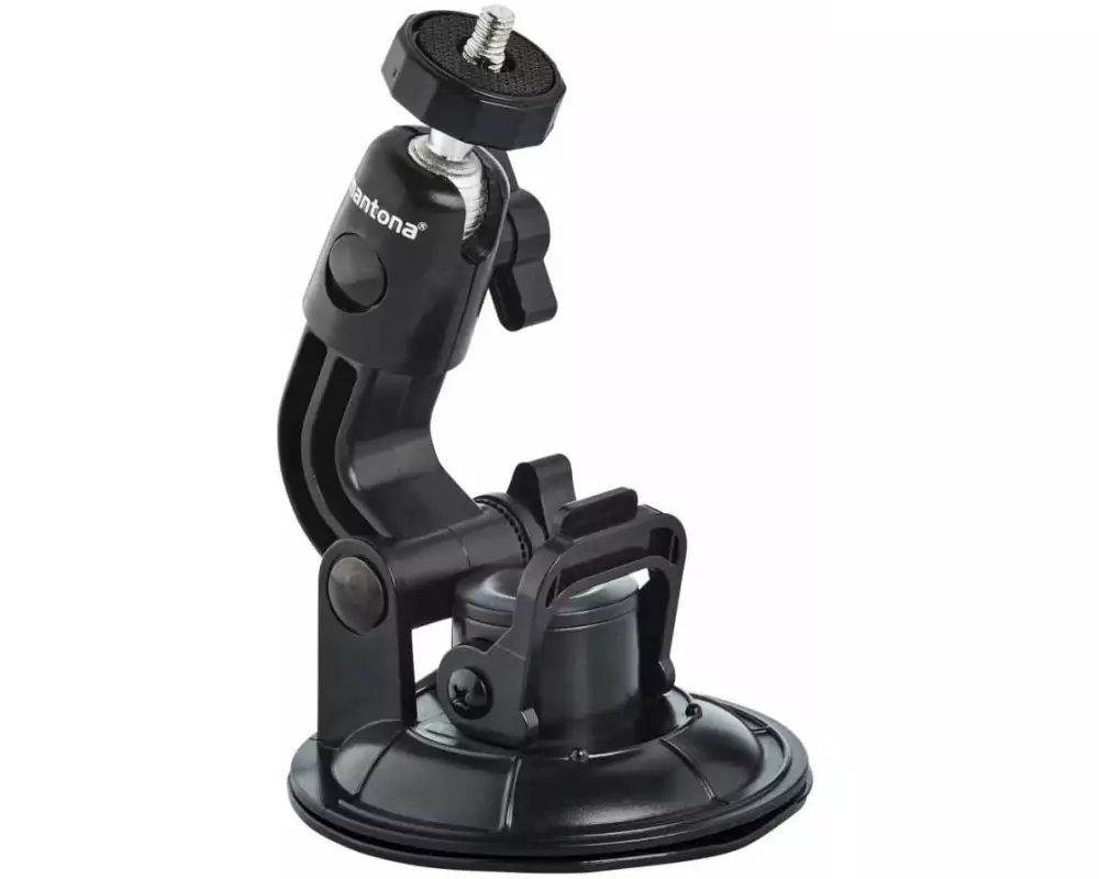 Mantona Saugnapfhalterung XL GoPro + 1/4"