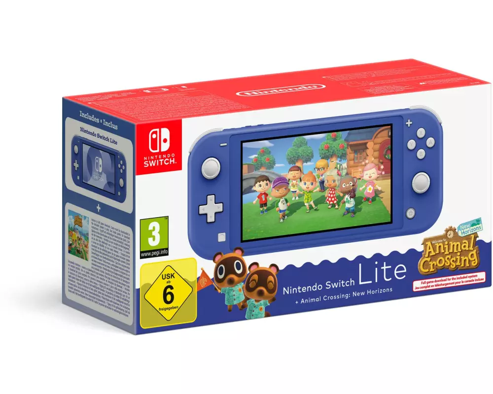 Nintendo Nintendo Switch Lite Animal Crossing Blau