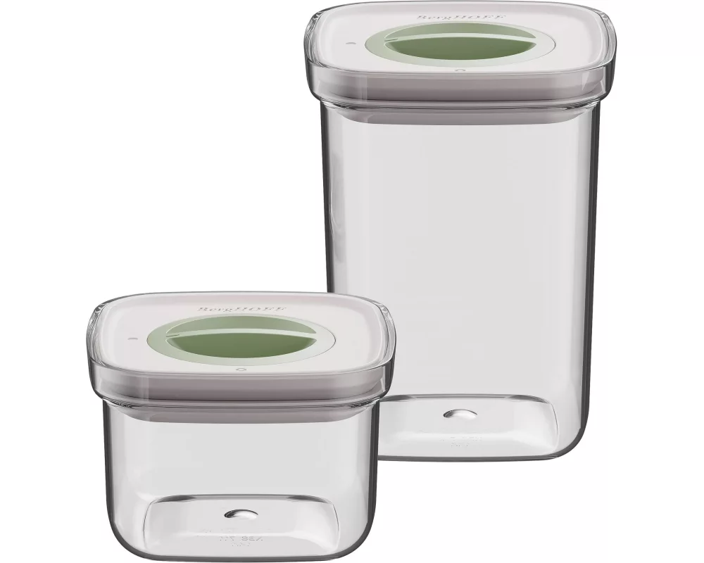 BergHOFF Vorratsbehälter Set Leo Smart Seal 2-teilig, Transparent