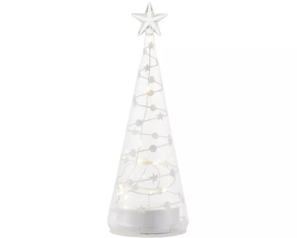 Sirius Dekolicht Sweet Christmas Baum, 22cm, Transparent