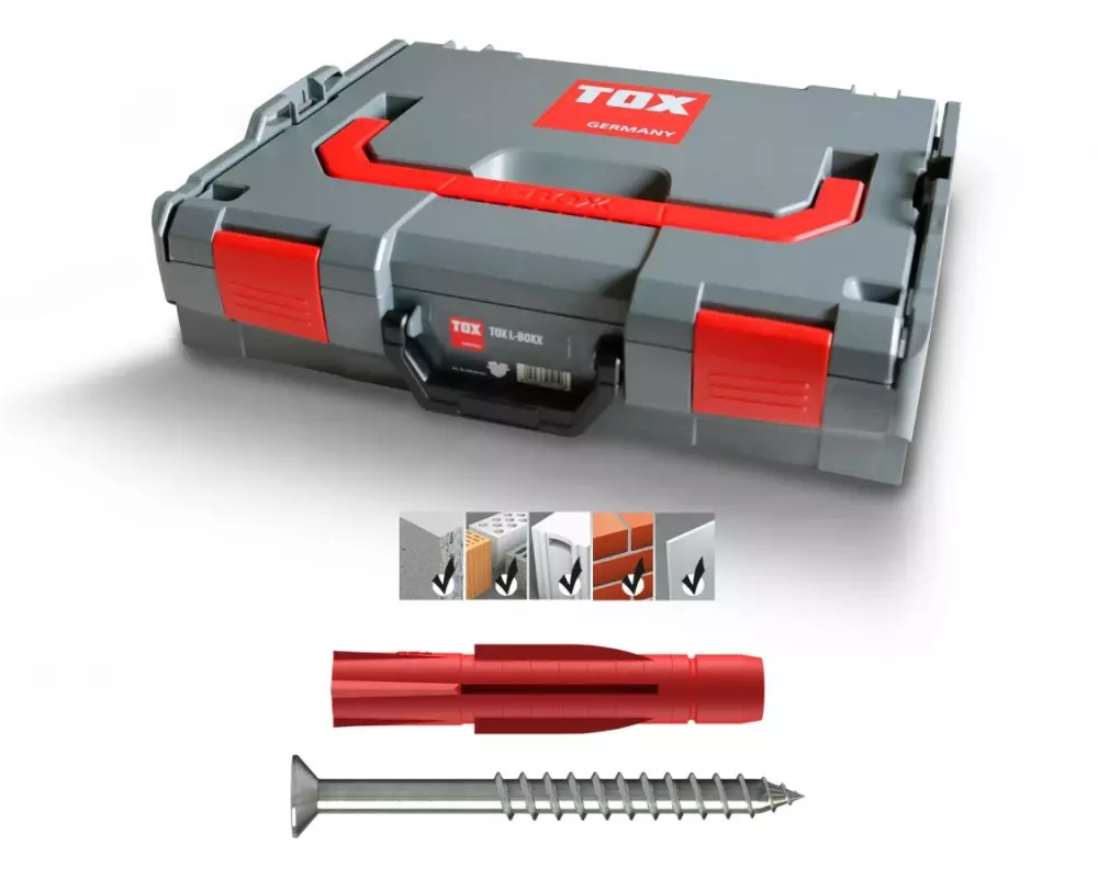 Tox-Dübel Dübel Sortiment L-BOXX Allround Tri+S, 920 Stück