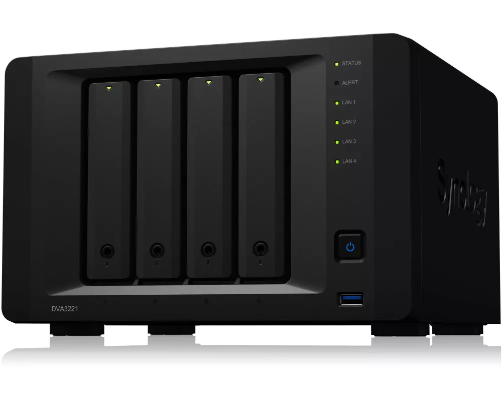 Synology Netzwerkrekorder Deep Learning NVR DVA3221 ohne HDD