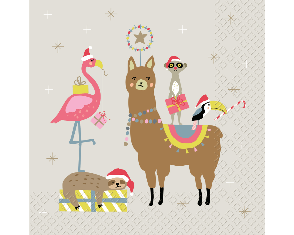 STEWO Serviette Jay 33x33cm 2572552366 grau hell 20 Stück