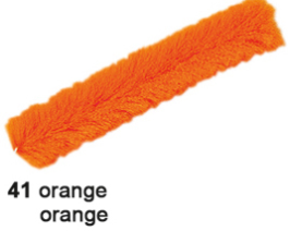 URSUS Pfeifenputzer 9mmx50cm 6530041 orange 10 Stück