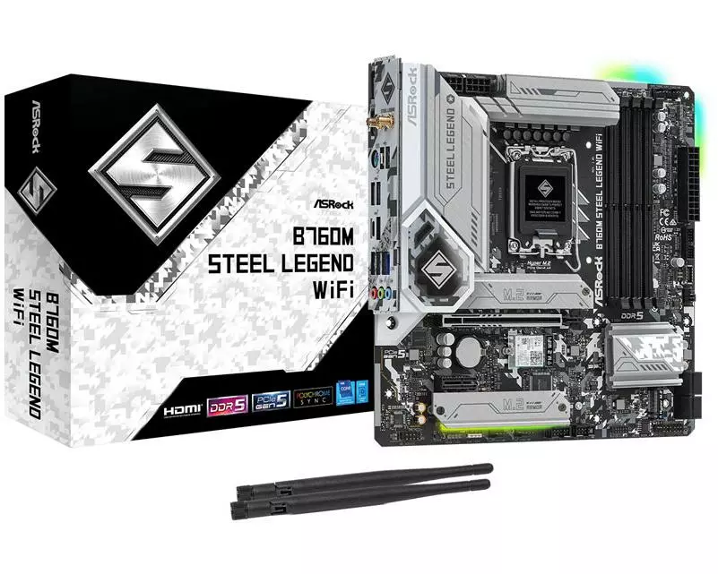 ASRock Mainboard B760M Steel Legend WiFi