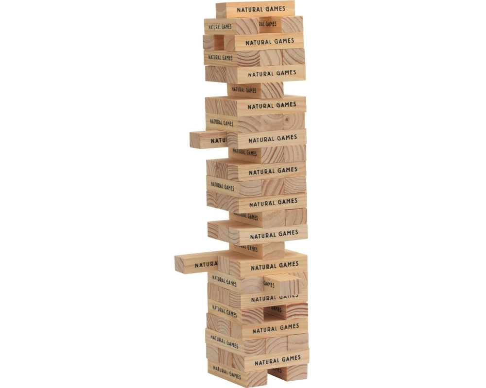 vedes CG Wackelturm mit 60 Spielsteine 60 Spielsteine aus Holz