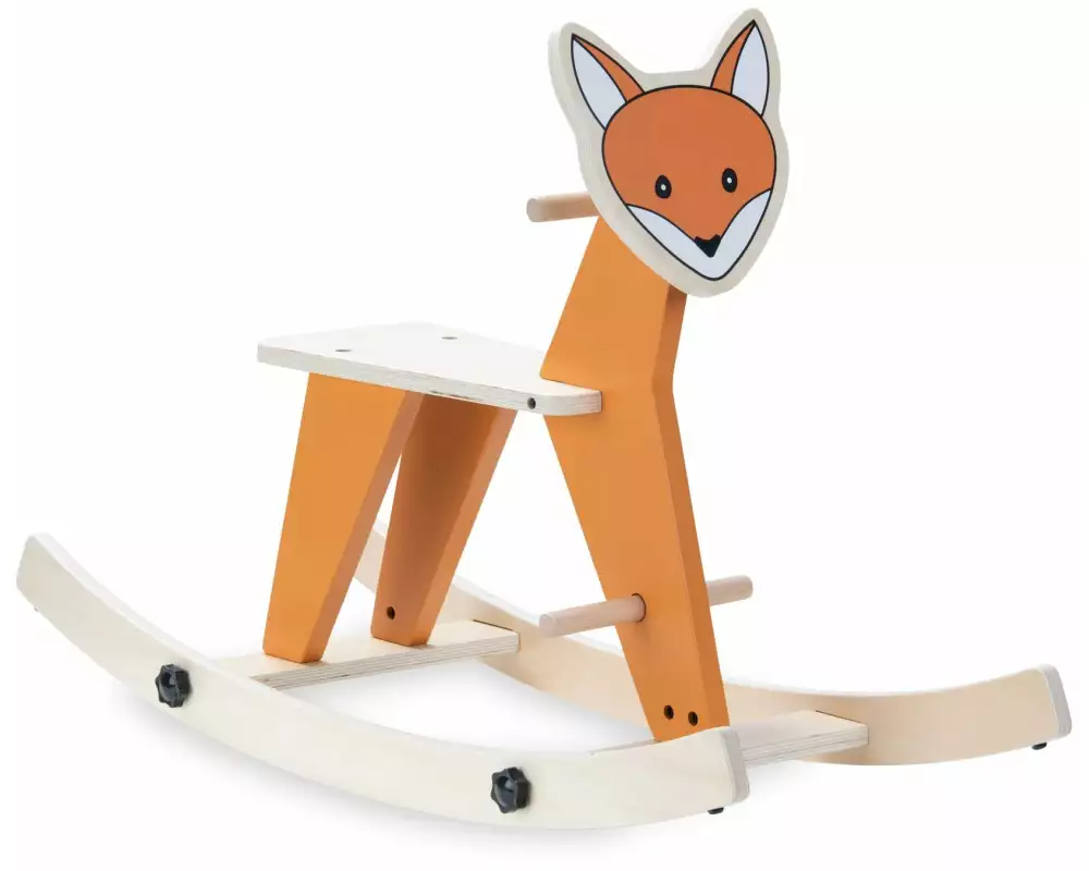 Hauck Schaukeltier Rock N Swing Fox Nature/Orange