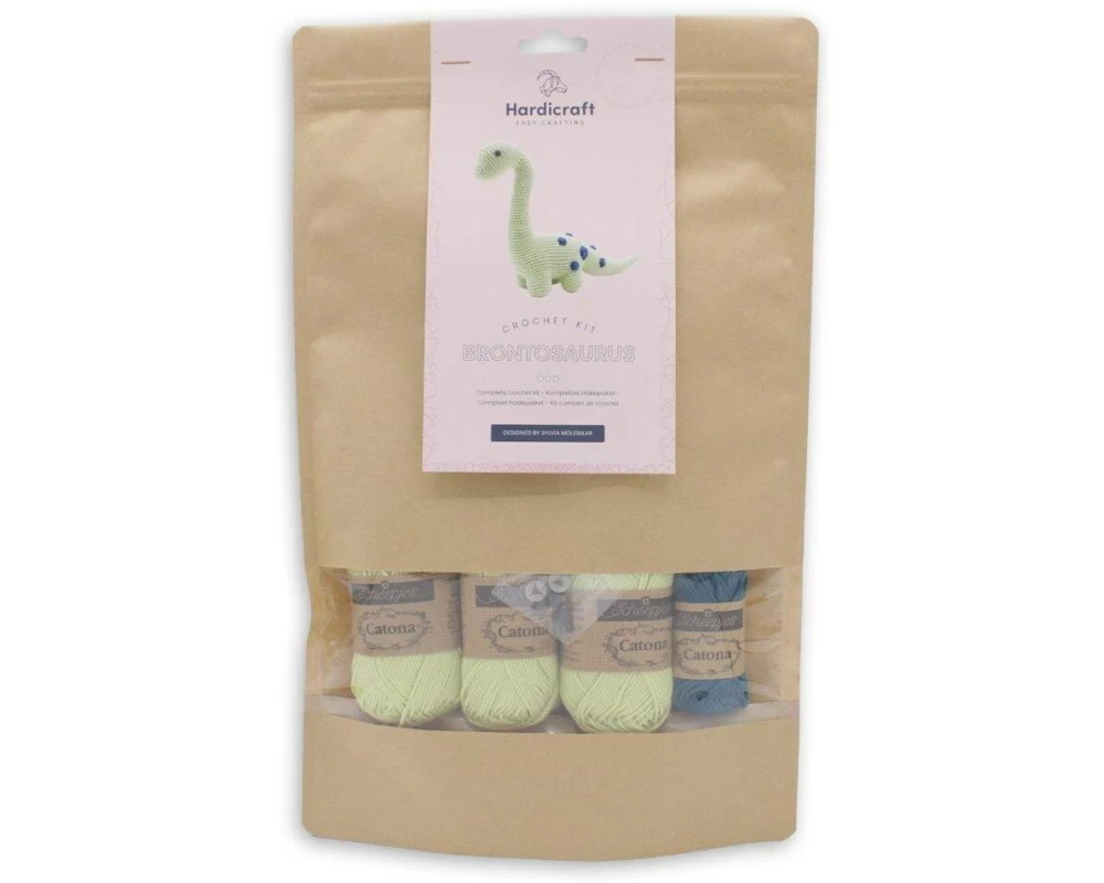 Hardicraft Häkelset Dino Brontosaurus 20 cm