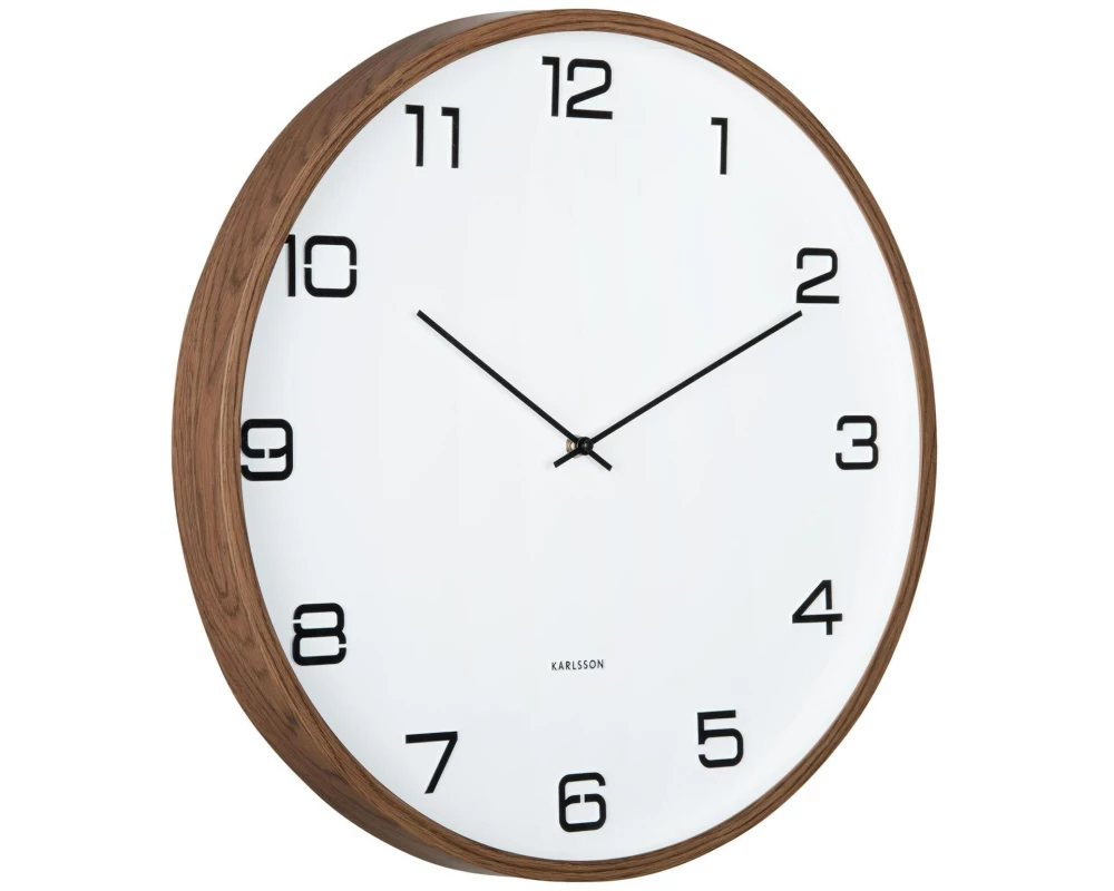 KARLSSON Wanduhr Delicado 50 cm, Weiss