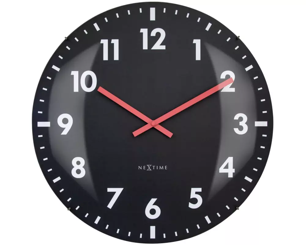 NeXtime Wanduhr Duomo Schwarz