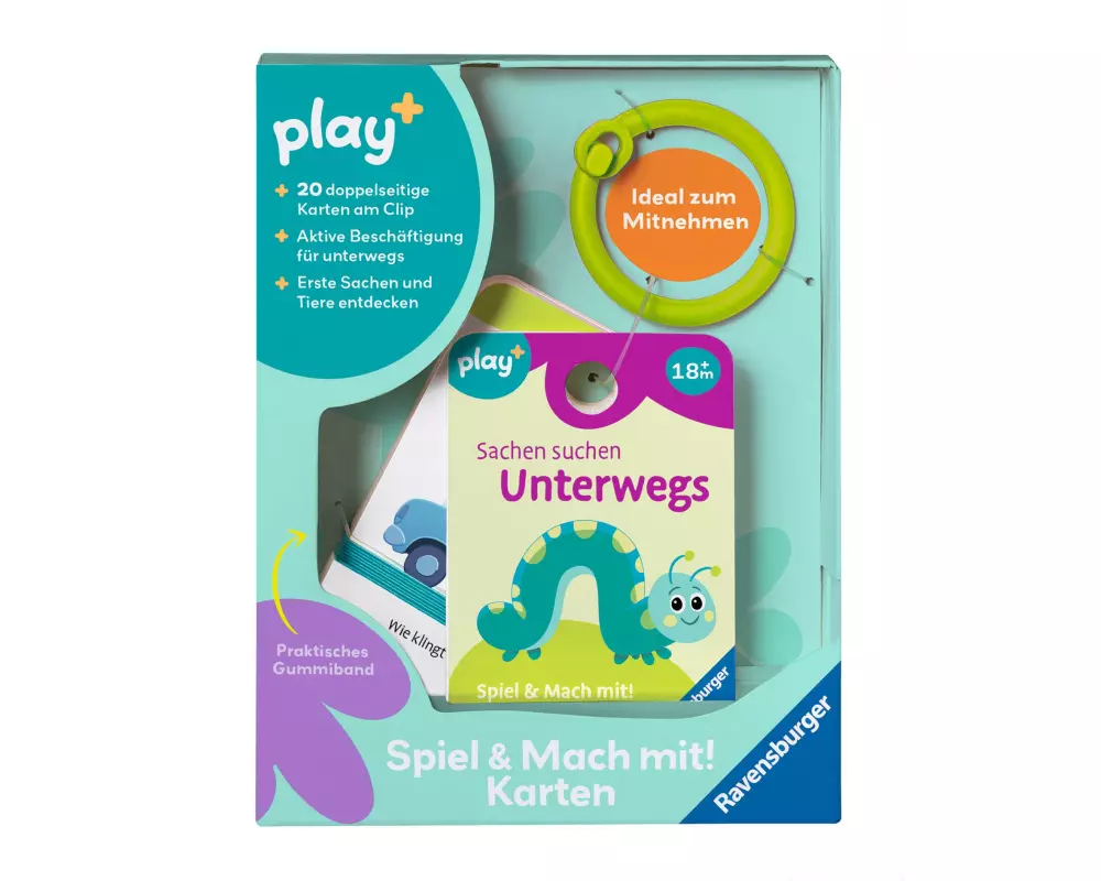 play+ Karten: Sachen suchen: unterwegs