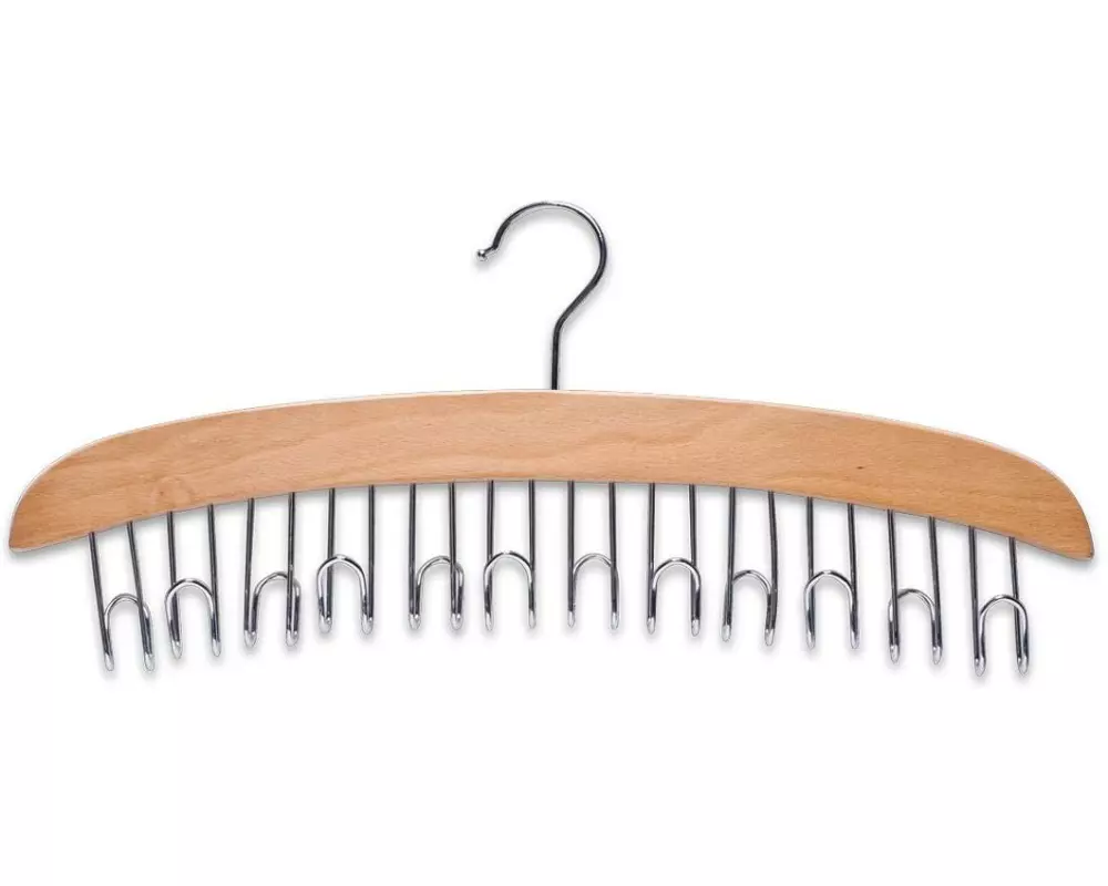 Zeller Present Gürtelhalter Buche Silber/Braun