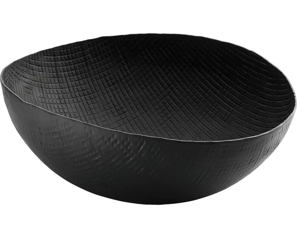 Philippi Schale Outback oval L 32 x 27 x1 2 cm, Schwarz