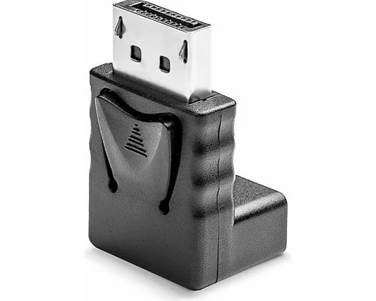 LINDY DisplayPort 1.2, adapter, angled upwards