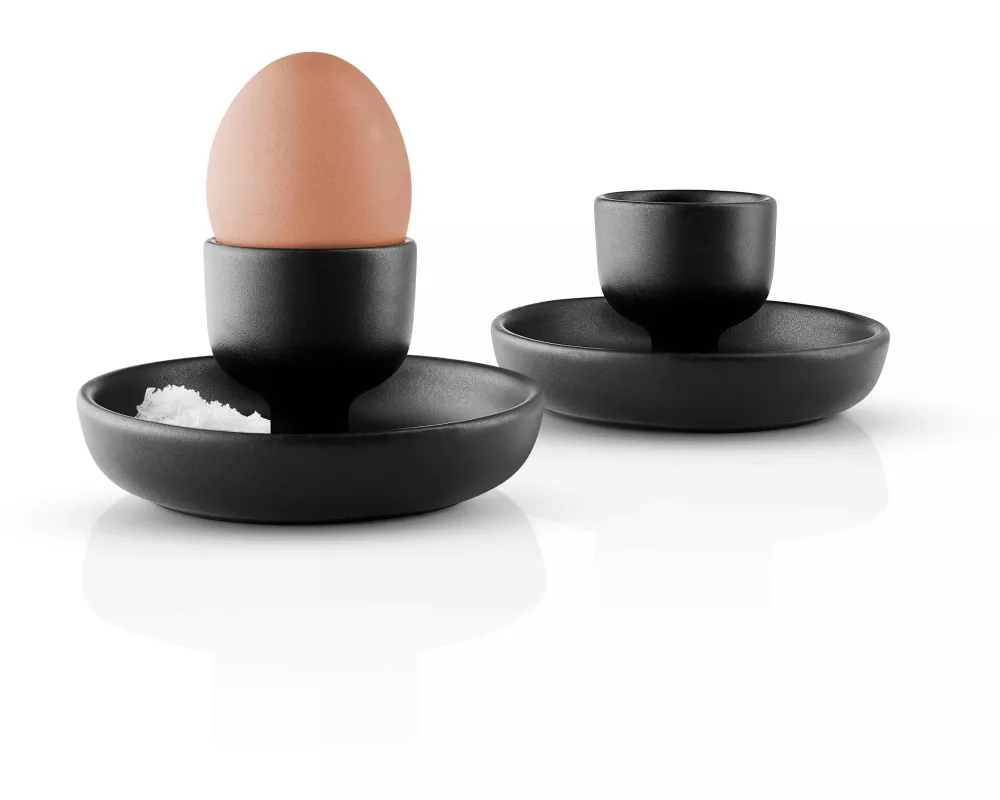 Eva Solo Eierbecher Nordic kitchen 2 Stück, Schwarz