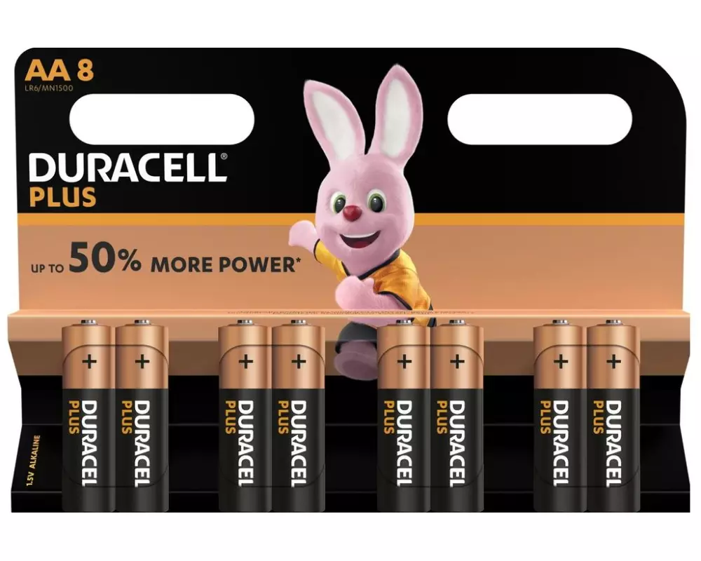 Duracell Batterie Plus Power AA , 8 Stück