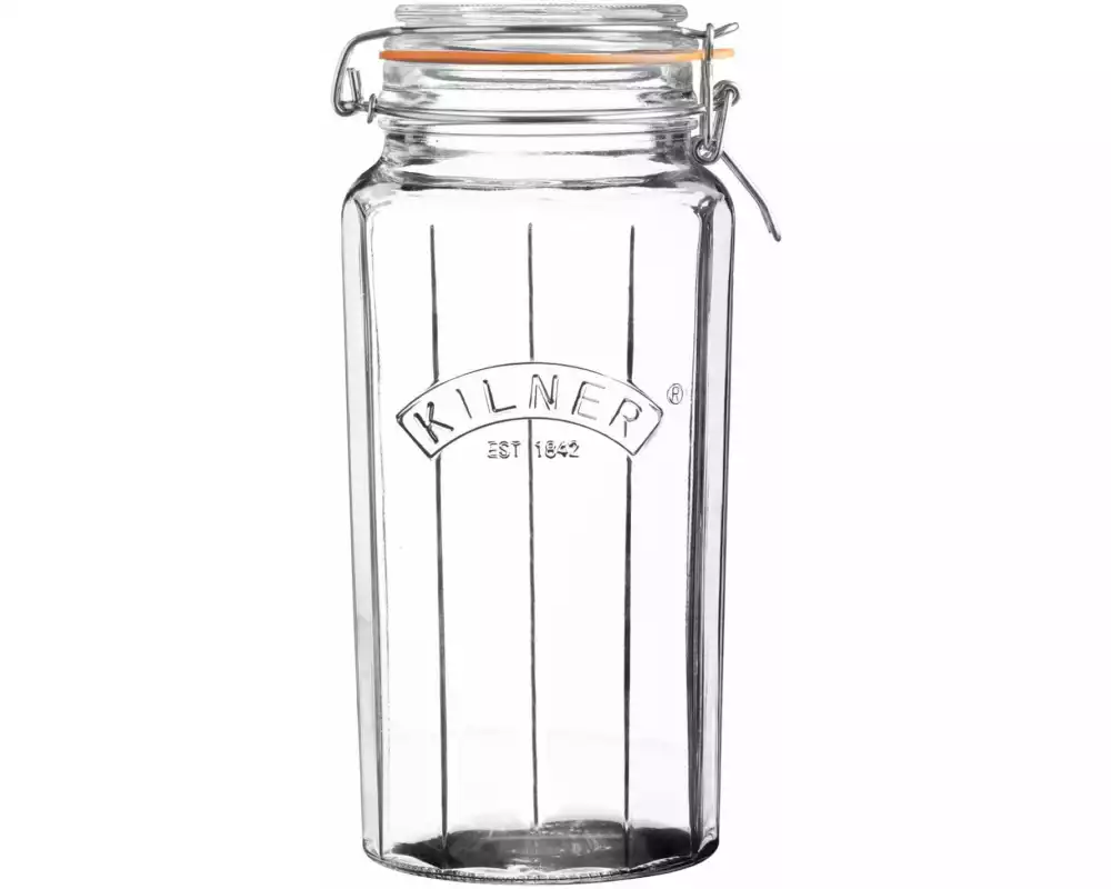 Kilner Einmachglas Facetten 2000 ml, 1 Stück