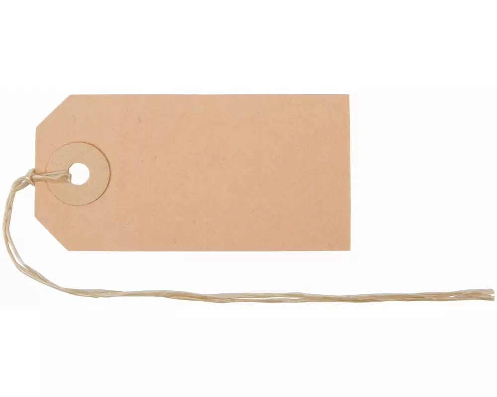 Biella Hängeetiketten 35 x 70 mm, 50 Stück