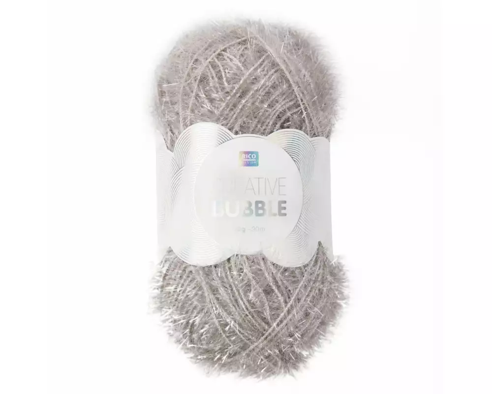 Rico Design Wolle Creative Bubble 50 g Silber