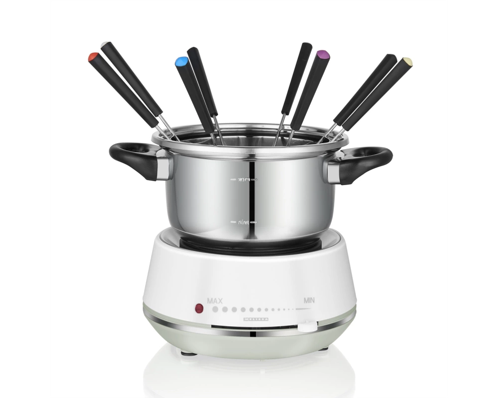 Melissa Elektrisches Fondue 16310230, weiss/ss, 1200W