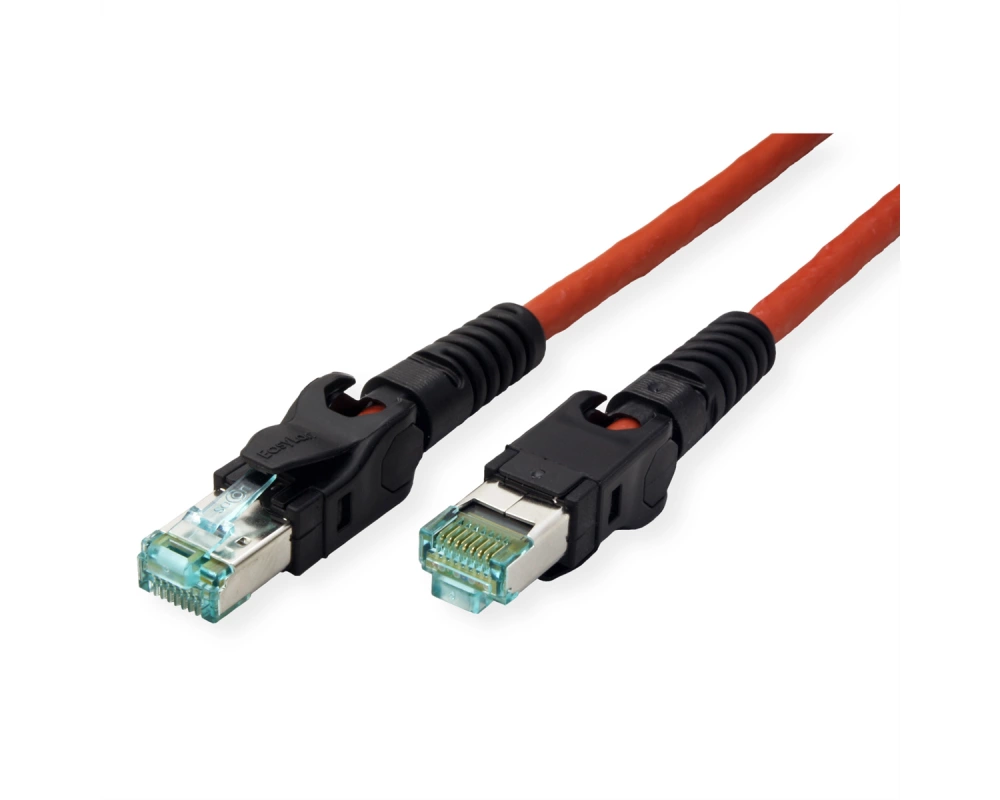 EasyLan VarioBoot Patchkabel Cat.6A, S/FTP, rot, 3 m