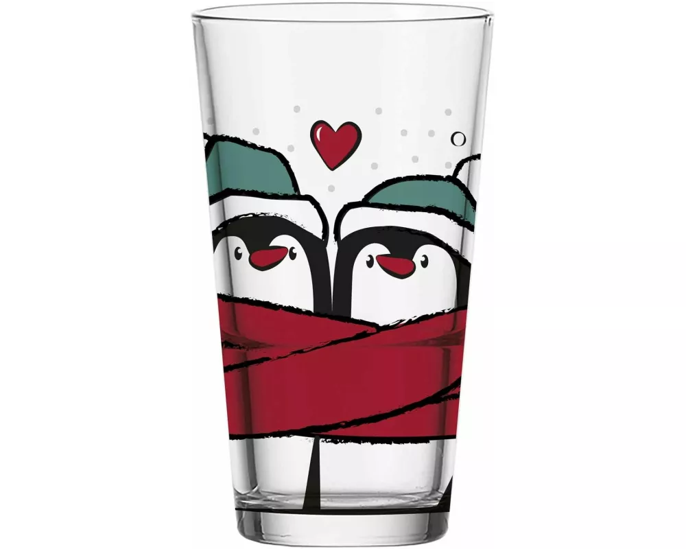 Leonardo Trinkglas Pinguine 6 x 330 ml, Transparent