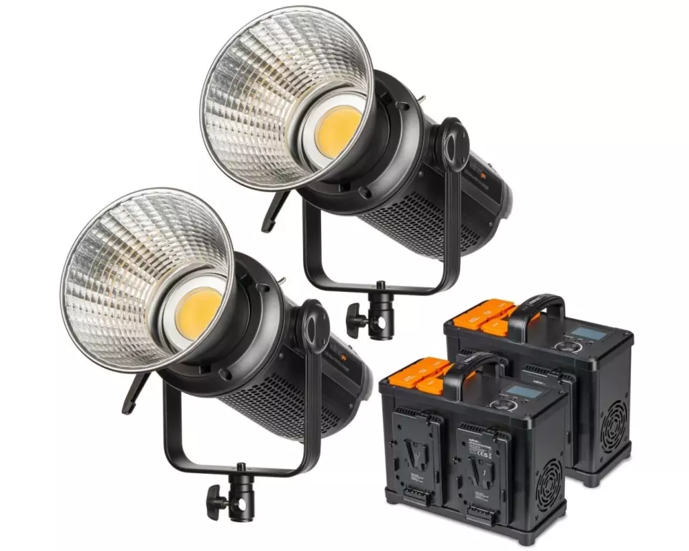 Walimex Pro Dauerlicht LED Niova 500 Plus Dayl. 500W 2er Set