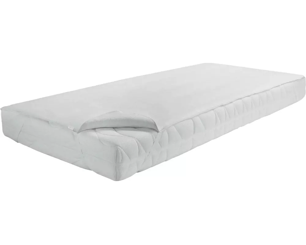 Dormisette Matratzenauflage Premium Zwirn 200 x 200 cm, Weiss