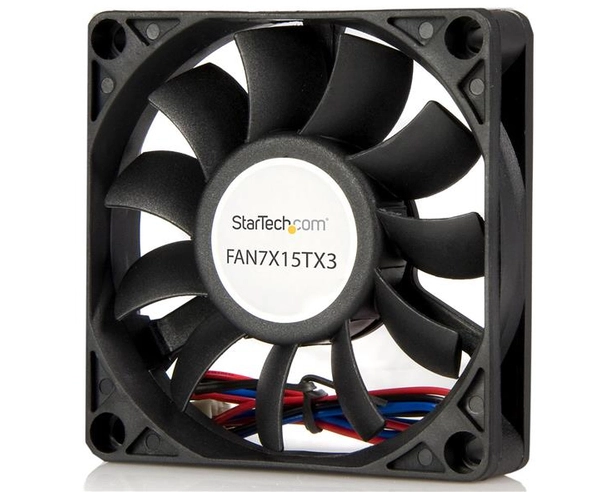 StarTech.com FAN7X15TX3 Computerkühlsystem Computergehäuse Ventilator 7 cm Schwarz