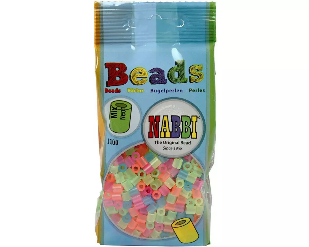 Creativ Company Bügelperlen Nabbi Medium Neon