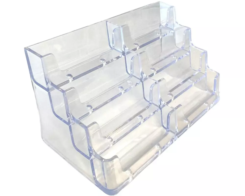 Exacompta Visitenkartenhalter 8-fach, Exacryl, Transparent