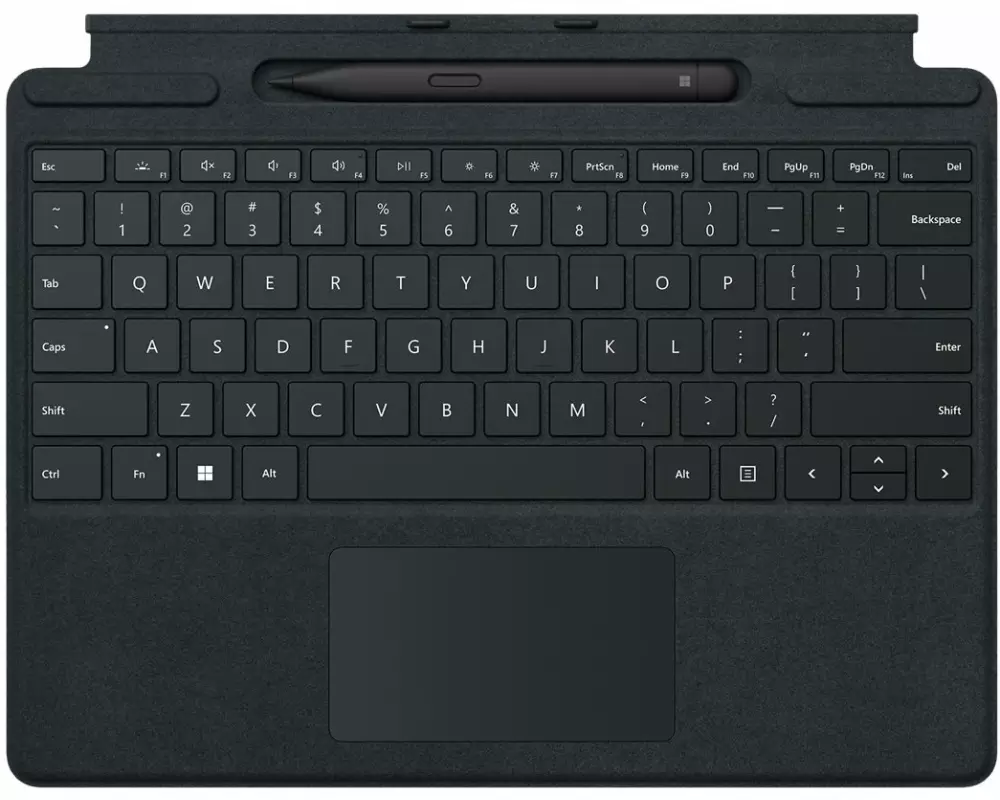 Microsoft Surface ProX/8 Keyboard black CH RETAIL NO PEN, with Charging Slot