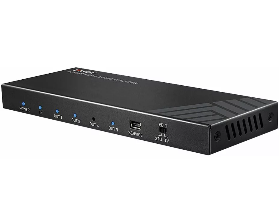 LINDY 4 Port HDMI 2.0 18G Splitter