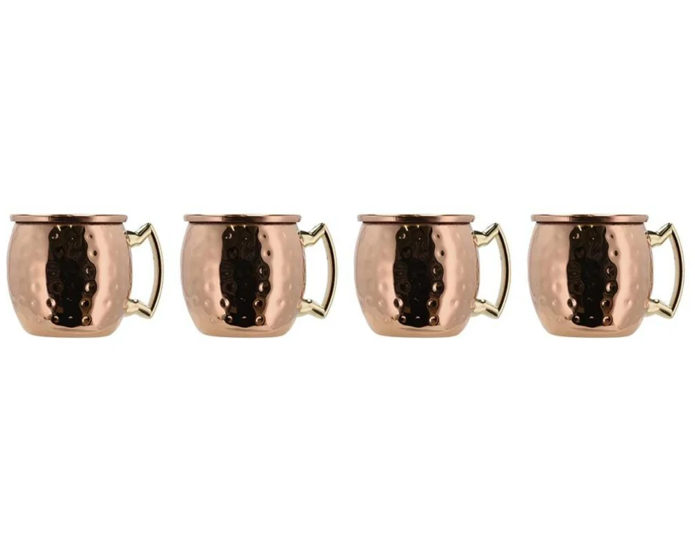 Lyngby Schnapsglas Moscow Mule 80 ml, 4 Stück, Kupfer