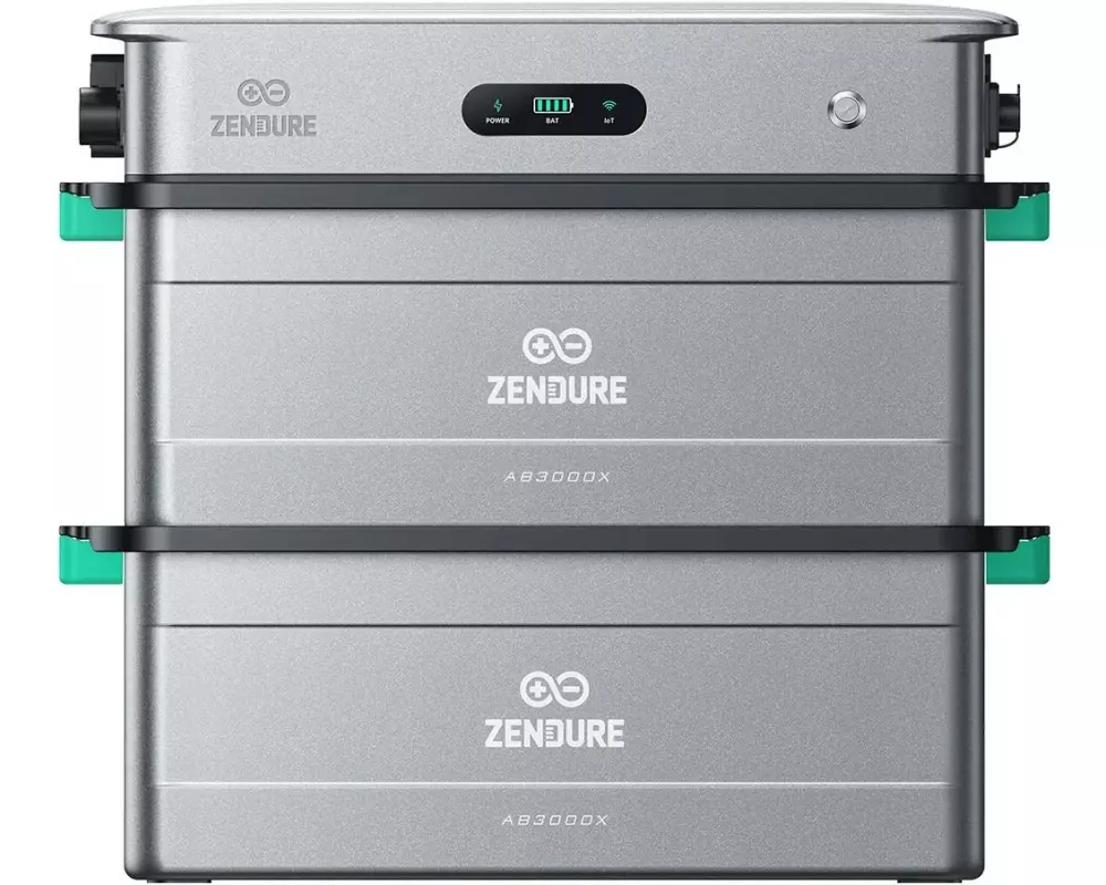 Zendure Kit SolarFlow 2400 AC 5.76 kWh mit 2x Erw. Batterie AB3000X