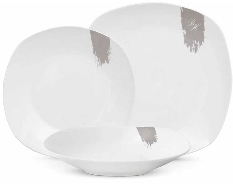 Berlinger Haus 18-teiliges Tellerset Taupe Collection