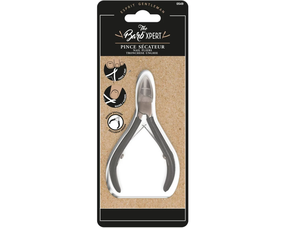 The Barb'XPERT Nagelzange mit Silikonpolsterung