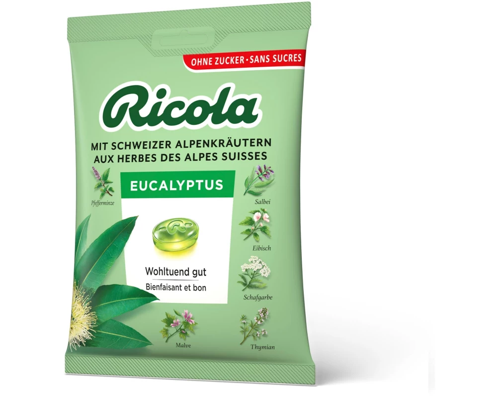 Ricola Bonbons Eucalyptus Beutel 125 g