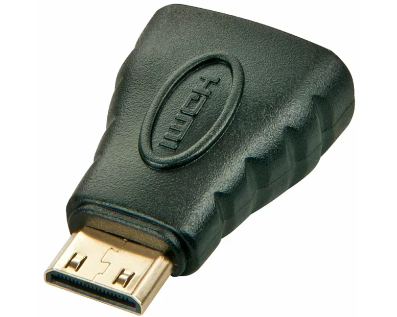LINDY Video Adapter, HDMI/A-HDMI/C F-M, black