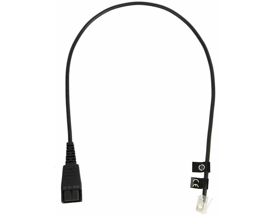 JABRA QD Cord to RJ10 straight 0.5meters standard-allocation