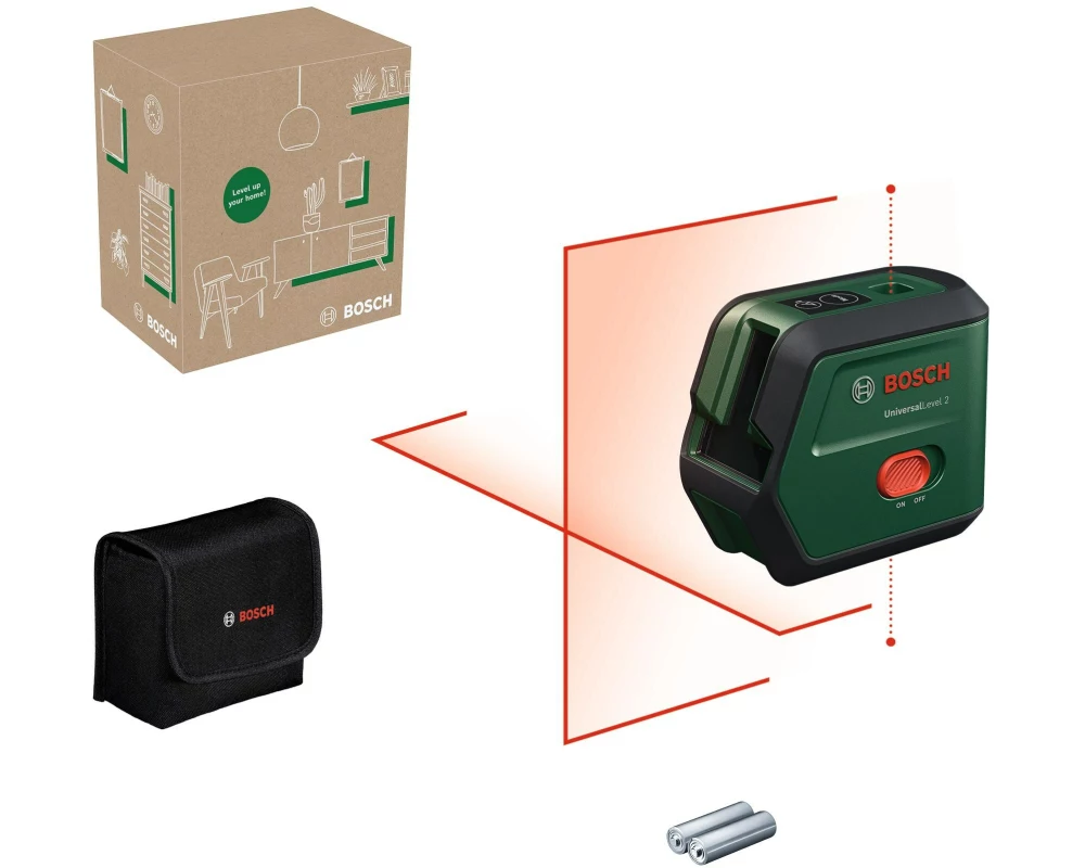 Bosch Kreuzlinien-Laser UniversalLevel 2 12 m