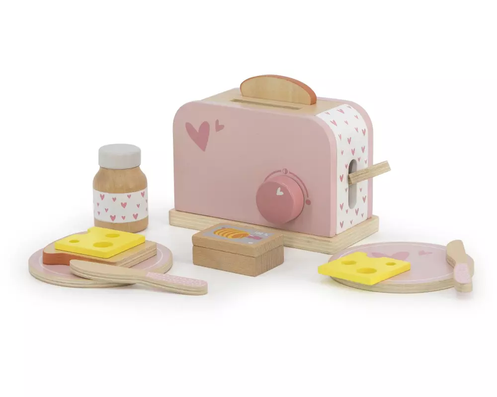 Label Label Spiel-Haushaltsgerät Toaster Pink